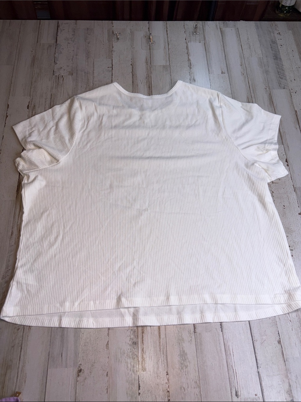 Old Navy Cropped Tops Ribbed Tee + Lavender Ribbed Tank Set Plus Size 4X - Picture 11 of 14